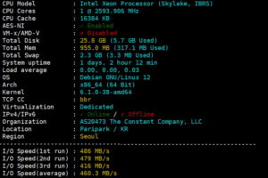 CPU和硬盘I/O测试