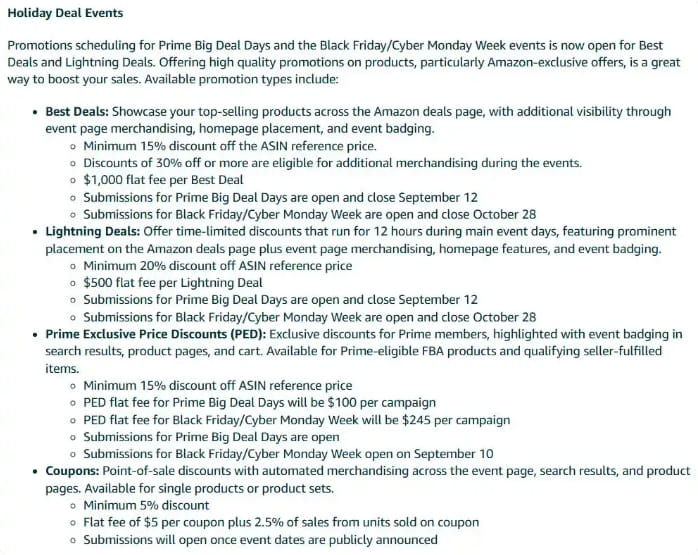 亚马逊prime大促提报