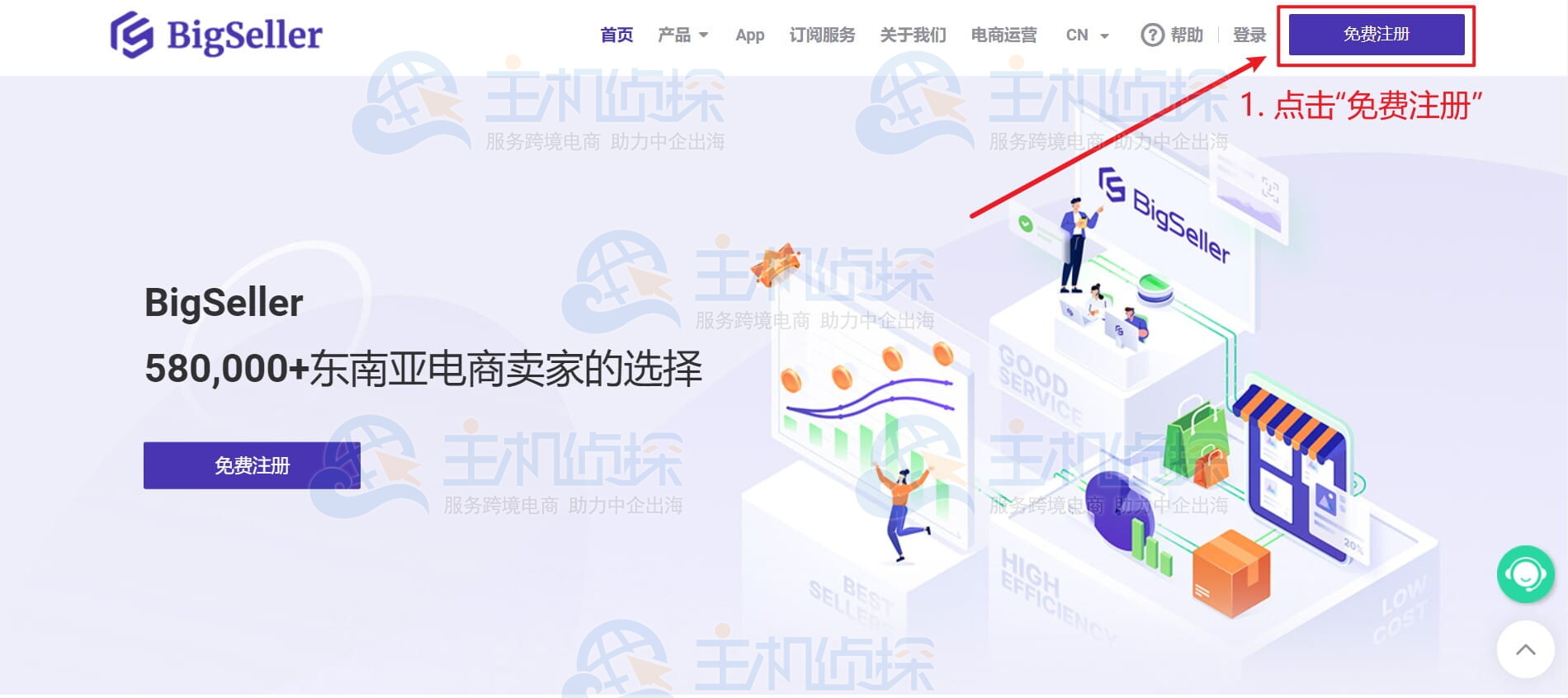 BigSeller ERP注册流程