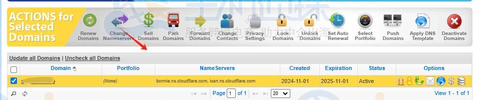 Cloudflare域名服务器地址