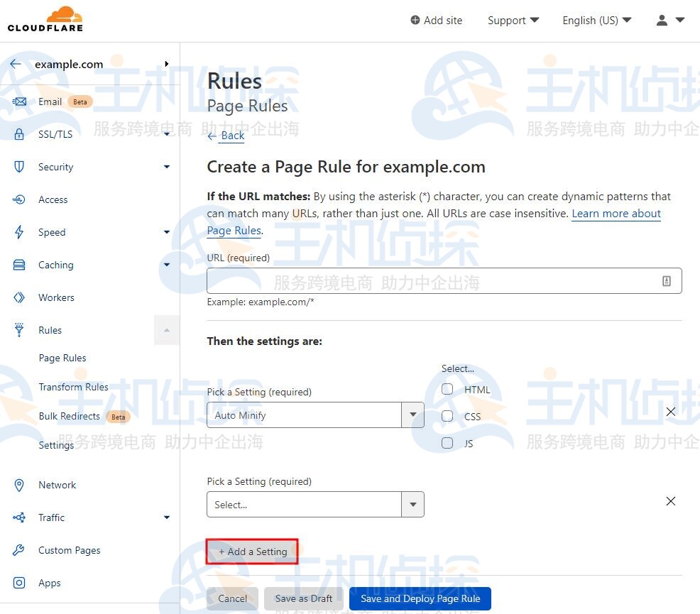 WordPress页面规则配置