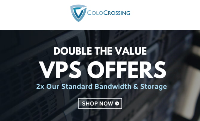 ColoCrossing两倍带宽和流量