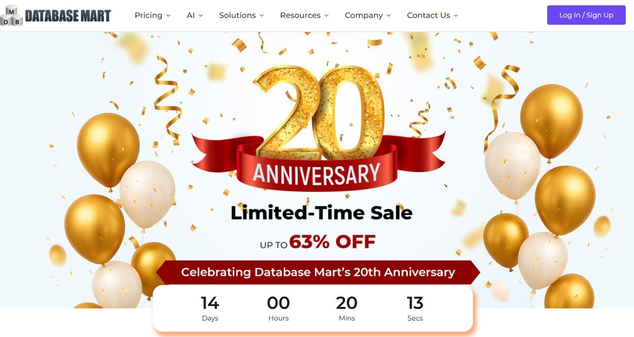 Database Mart20周年庆
