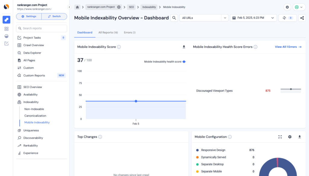 SimilarWeb查看网站移动索引性