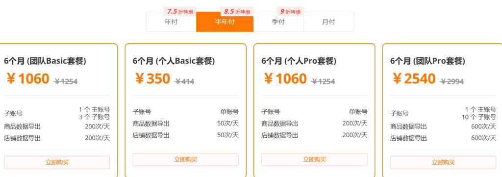 THunt选品工具半年付价格