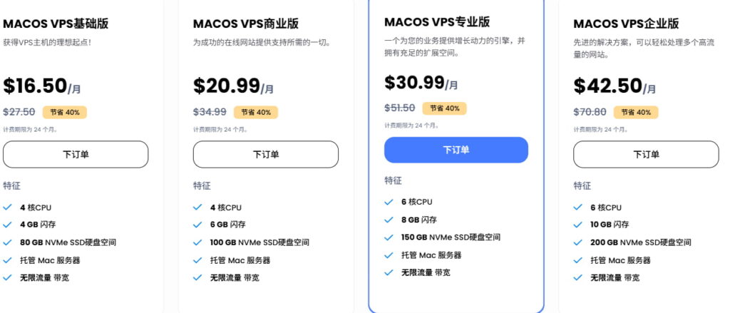 Ultahost Mac VPS主机方案