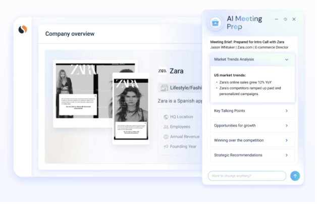 Similarweb AI Meeting Prep