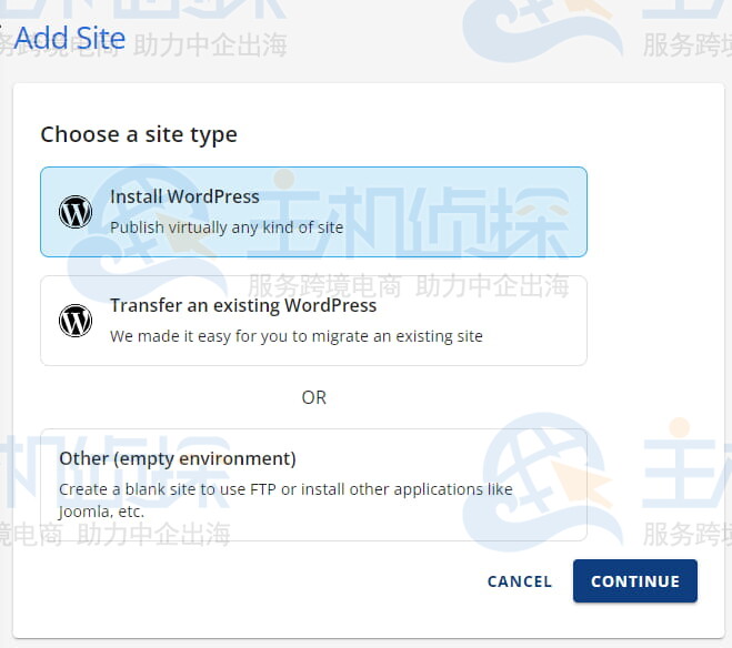 Install WordPress