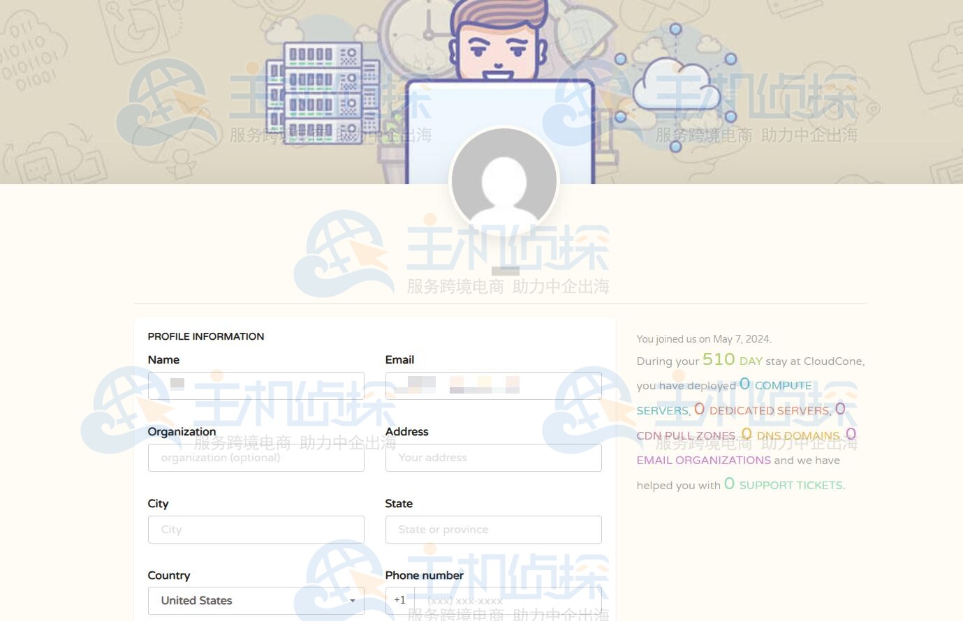 注册CloudCone流程