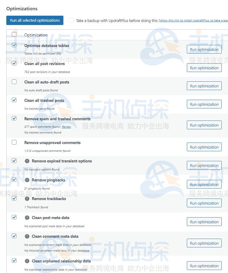 FlyingPress数据库