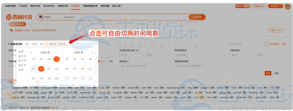 筛选高峰期时间