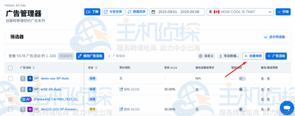 广告活动管理器