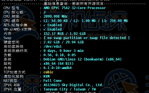 莱卡云台湾云服务器评测