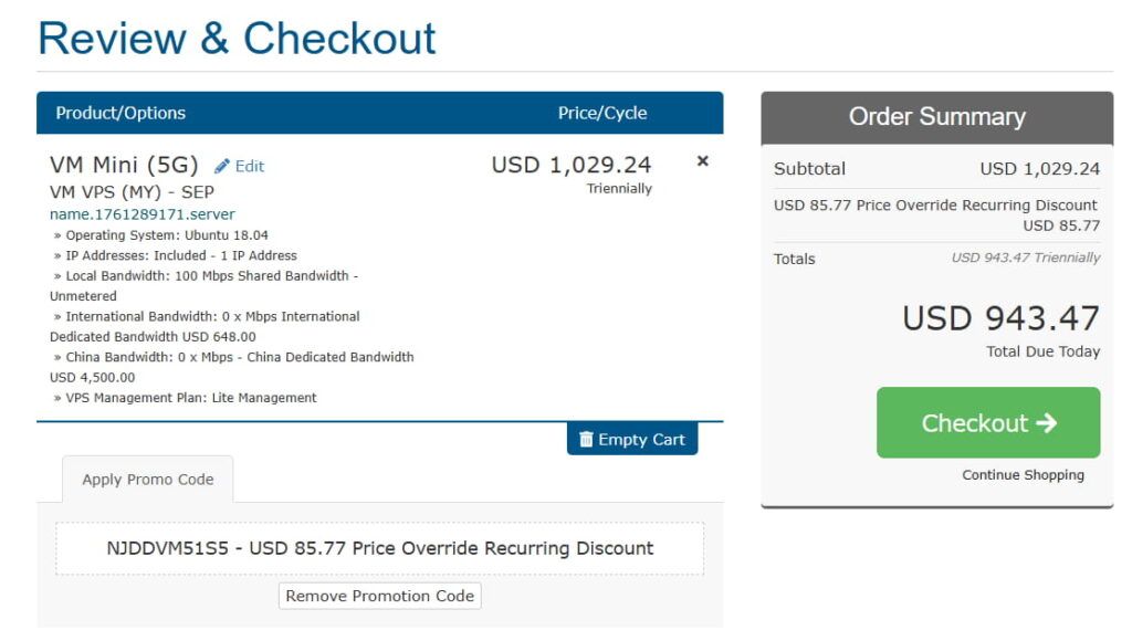 Casbay马来西亚Linux VPS服务器