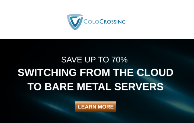 ColoCrossing海外服务器将节省企业70%的成本费用
