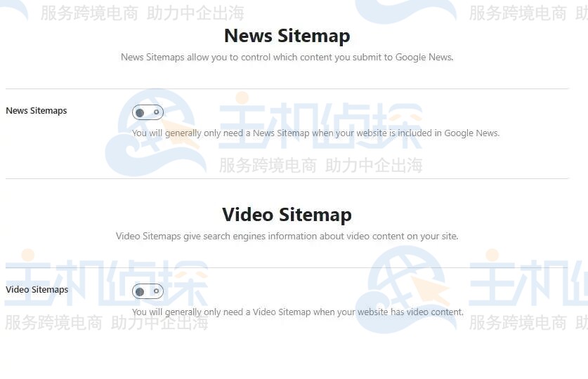 新闻和视频站点地图