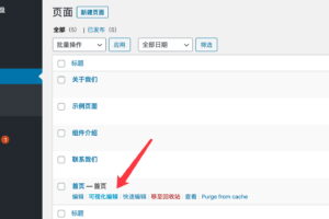 Sage主题首页可视化编辑器