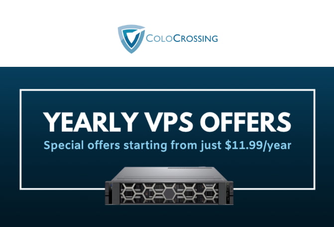 ColoCrossing年付美国VPS特惠