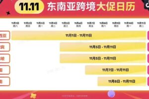 TikTok Shop东南亚公布双11节奏