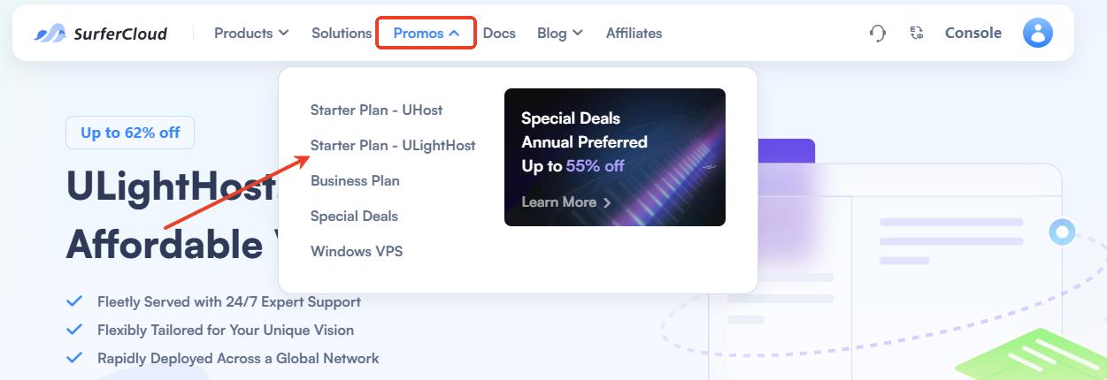 SurferCloud轻量云主机