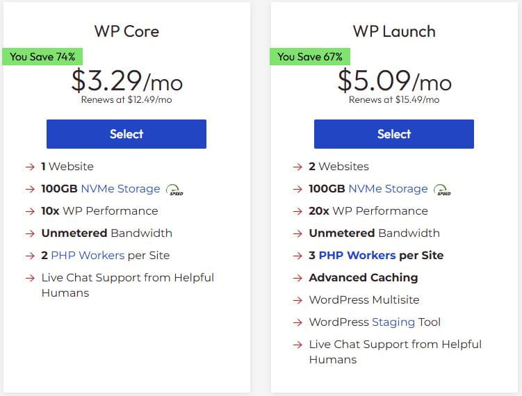 InMotionHosting WordPress主机