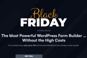 WPForms黑五活动