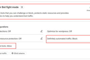 启用机器人防护模式