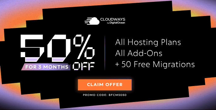 Cloudways黑五&网一特惠