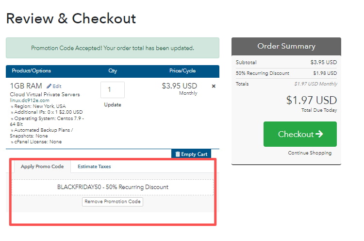 ColoCrossing黑五月付VPS