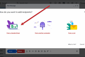 Google表格的窗口