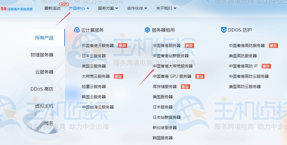 中国香港大带宽服务器