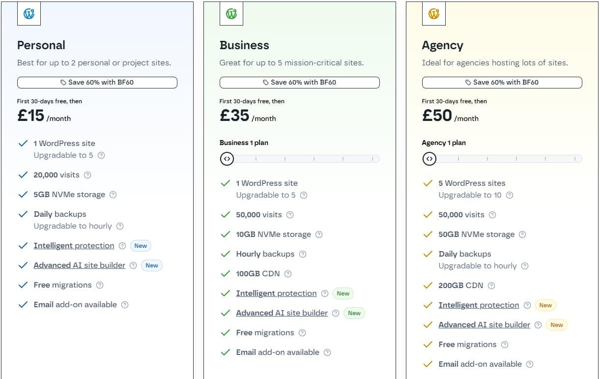 Krystal WordPress主机