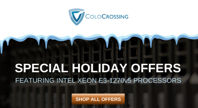 ColoCrossing冬日促销 1核1G美国VPS年付$10.99 月付$2.57