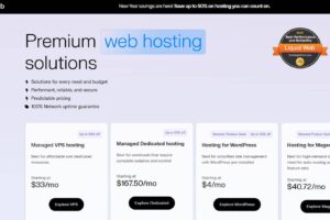 Liquid Web新年优惠 国外主机最高可享50%折扣 WordPress主机低至$4/月