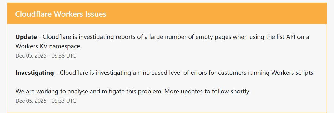 Cloudflare故障原因