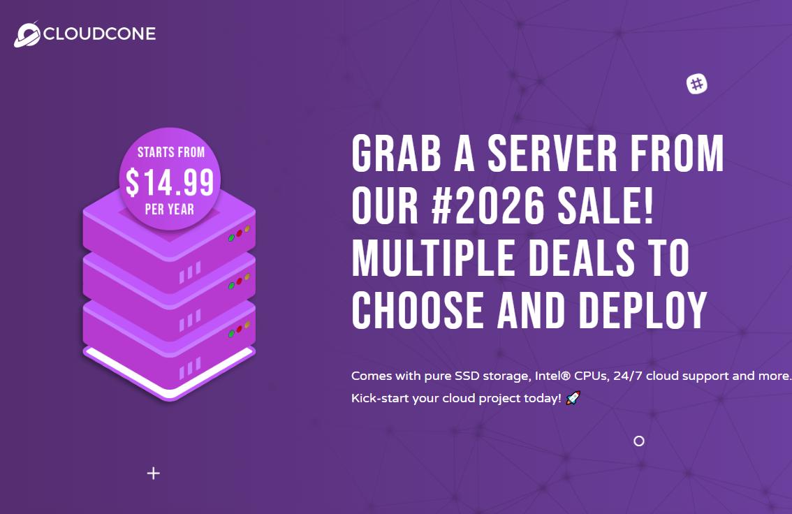 CloudCone新年促销