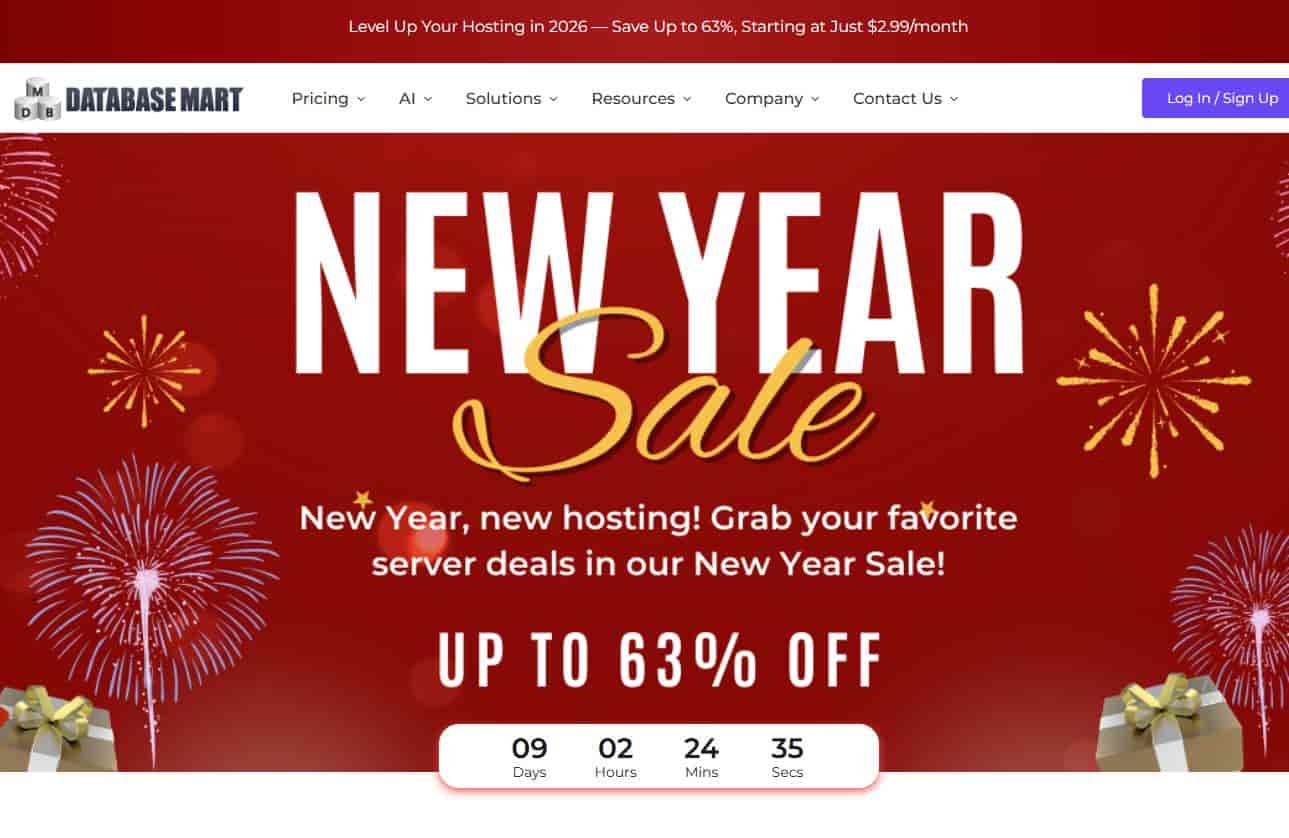 Database Mart新年活动