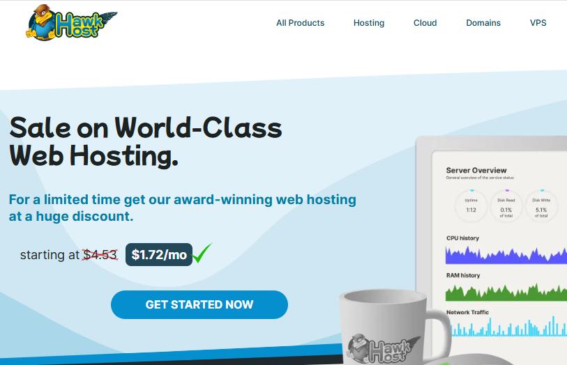 HawkHost限时优惠