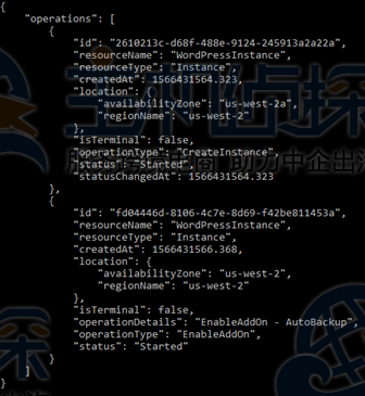 禁用资源的自动快照
