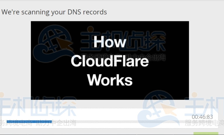 Cloudflare将扫描域名的DNS记录