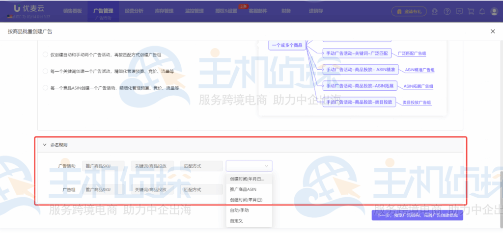 优麦云快速搭建广告架构