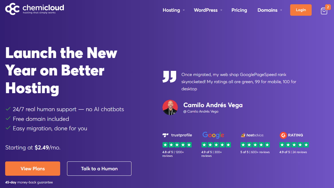 ChemiCloud新年促销