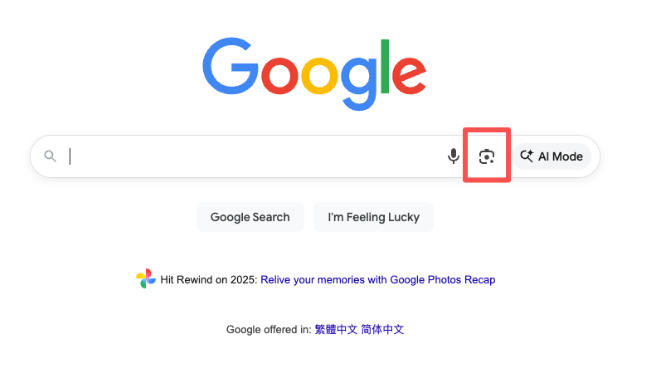 Google以图搜图