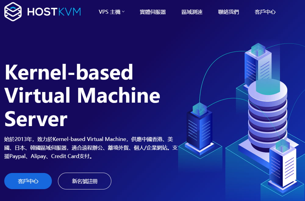 HostKVM香港服务器接入CNIX网络