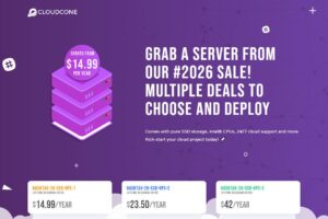 CloudCone新春促销 美国VPS低至$14.99/年 2核1G/4个IP(含IPv6)
