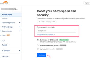 网站添加到Cloudflare