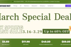 Database Mart三月特惠