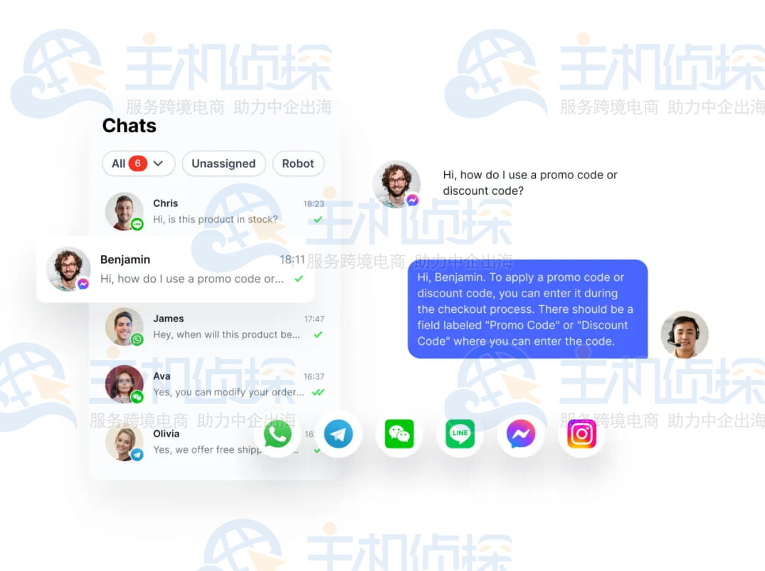 聚合全渠道消息