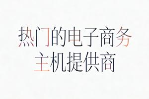 电子商务主机