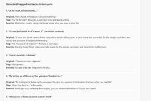 删除人工智能生成的语言